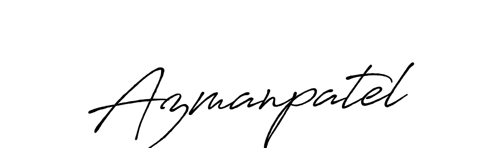 Also we have Azmanpatel name is the best signature style. Create professional handwritten signature collection using Antro_Vectra_Bolder autograph style. Azmanpatel signature style 7 images and pictures png