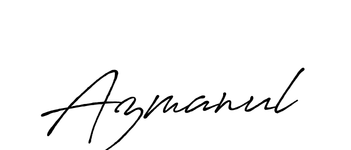 Design your own signature with our free online signature maker. With this signature software, you can create a handwritten (Antro_Vectra_Bolder) signature for name Azmanul. Azmanul signature style 7 images and pictures png