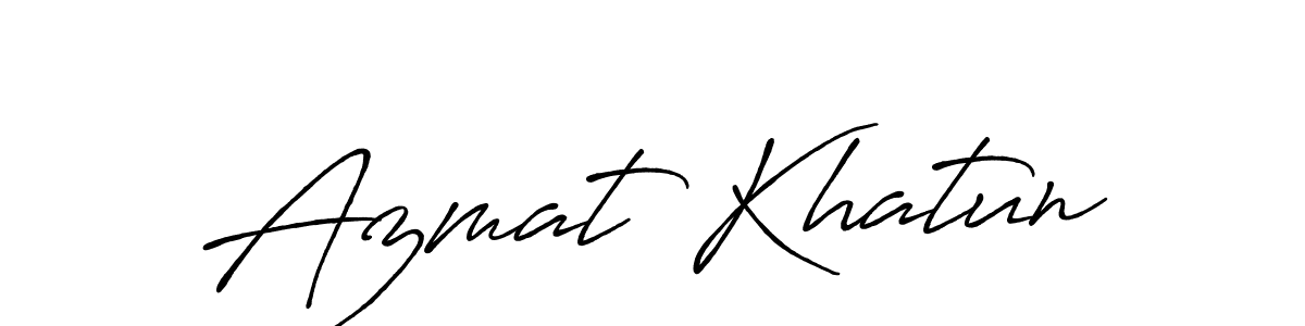 Also You can easily find your signature by using the search form. We will create Azmat Khatun name handwritten signature images for you free of cost using Antro_Vectra_Bolder sign style. Azmat Khatun signature style 7 images and pictures png