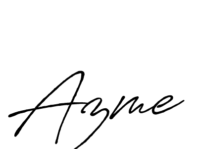 How to make Azme name signature. Use Antro_Vectra_Bolder style for creating short signs online. This is the latest handwritten sign. Azme signature style 7 images and pictures png