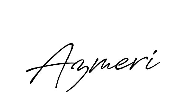 How to make Azmeri signature? Antro_Vectra_Bolder is a professional autograph style. Create handwritten signature for Azmeri name. Azmeri signature style 7 images and pictures png