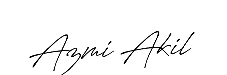 Similarly Antro_Vectra_Bolder is the best handwritten signature design. Signature creator online .You can use it as an online autograph creator for name Azmi Akil. Azmi Akil signature style 7 images and pictures png