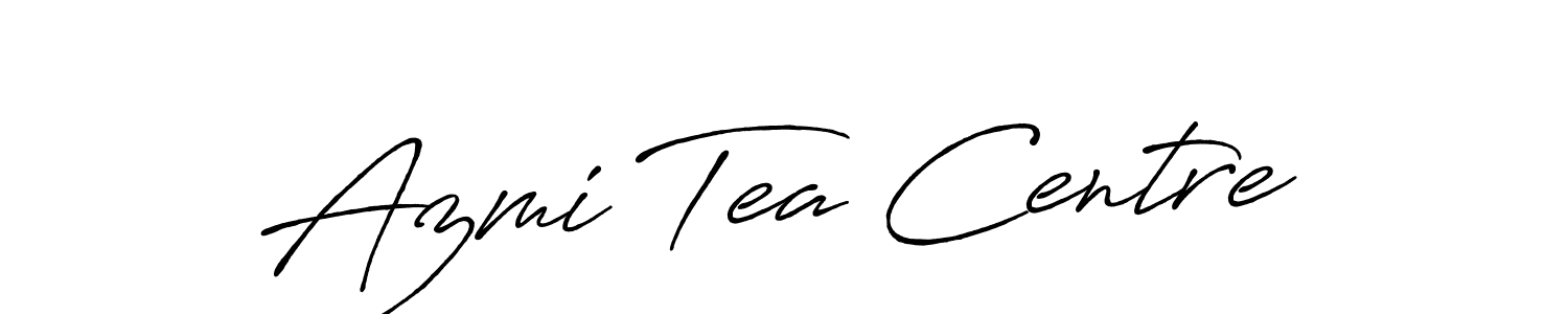 It looks lik you need a new signature style for name Azmi Tea Centre. Design unique handwritten (Antro_Vectra_Bolder) signature with our free signature maker in just a few clicks. Azmi Tea Centre signature style 7 images and pictures png