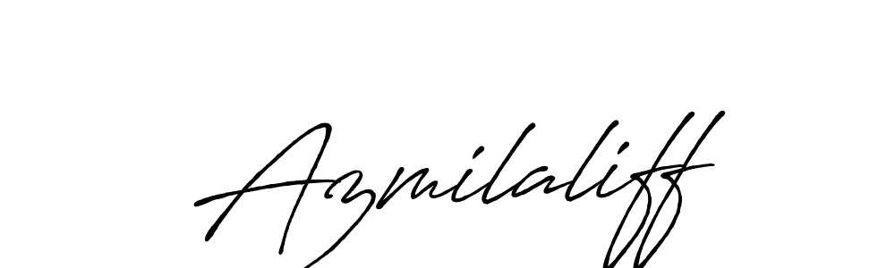 You should practise on your own different ways (Antro_Vectra_Bolder) to write your name (Azmilaliff) in signature. don't let someone else do it for you. Azmilaliff signature style 7 images and pictures png