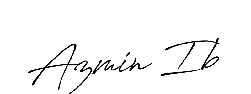 It looks lik you need a new signature style for name Azmin Ib. Design unique handwritten (Antro_Vectra_Bolder) signature with our free signature maker in just a few clicks. Azmin Ib signature style 7 images and pictures png