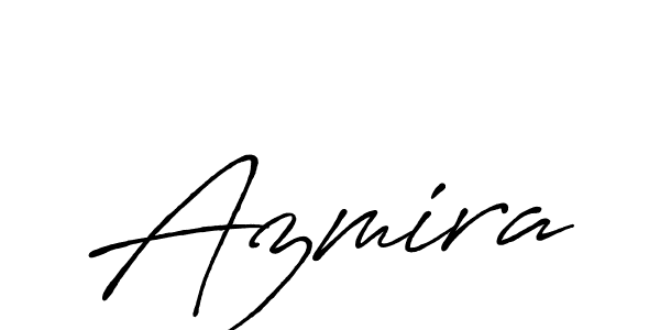 The best way (Antro_Vectra_Bolder) to make a short signature is to pick only two or three words in your name. The name Azmira include a total of six letters. For converting this name. Azmira signature style 7 images and pictures png