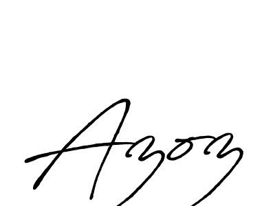 Also we have Azoz name is the best signature style. Create professional handwritten signature collection using Antro_Vectra_Bolder autograph style. Azoz signature style 7 images and pictures png