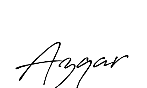 Create a beautiful signature design for name Azqar. With this signature (Antro_Vectra_Bolder) fonts, you can make a handwritten signature for free. Azqar signature style 7 images and pictures png