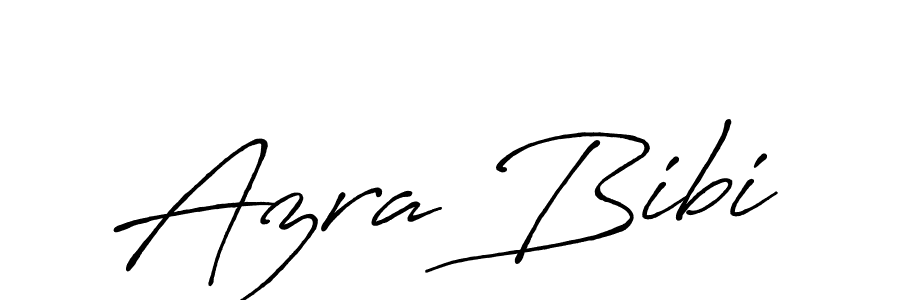 Design your own signature with our free online signature maker. With this signature software, you can create a handwritten (Antro_Vectra_Bolder) signature for name Azra Bibi. Azra Bibi signature style 7 images and pictures png