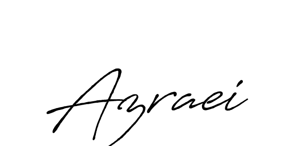 Design your own signature with our free online signature maker. With this signature software, you can create a handwritten (Antro_Vectra_Bolder) signature for name Azraei. Azraei signature style 7 images and pictures png