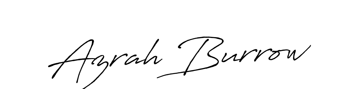 Here are the top 10 professional signature styles for the name Azrah Burrow. These are the best autograph styles you can use for your name. Azrah Burrow signature style 7 images and pictures png
