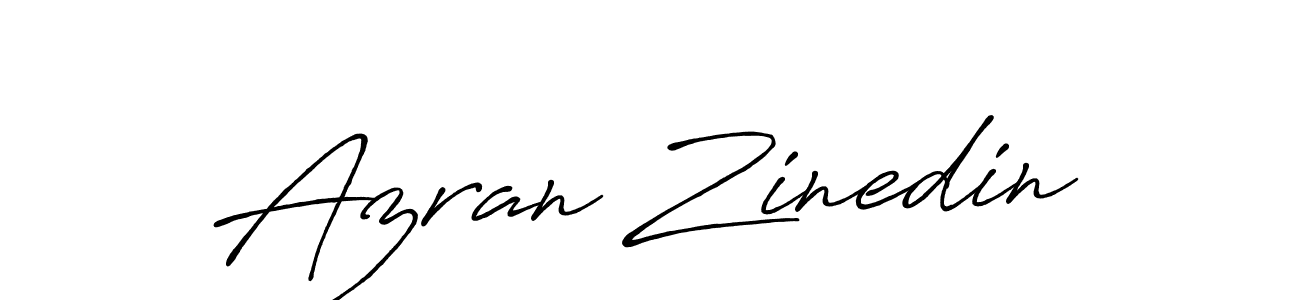 Also we have Azran Zinedin name is the best signature style. Create professional handwritten signature collection using Antro_Vectra_Bolder autograph style. Azran Zinedin signature style 7 images and pictures png