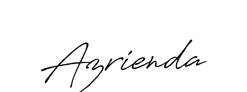 if you are searching for the best signature style for your name Azrienda. so please give up your signature search. here we have designed multiple signature styles  using Antro_Vectra_Bolder. Azrienda signature style 7 images and pictures png