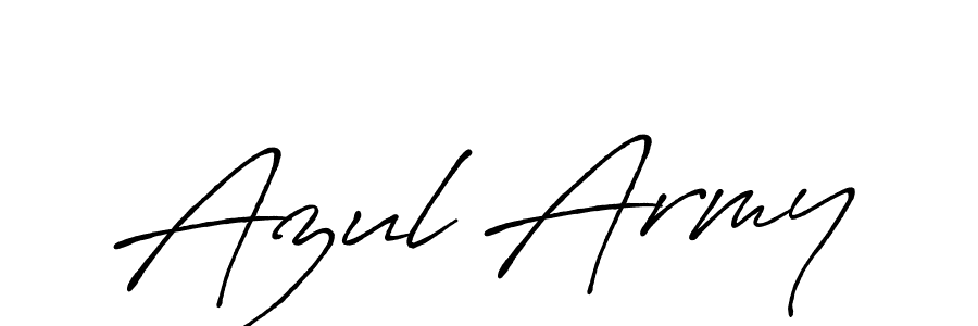 Also we have Azul Army name is the best signature style. Create professional handwritten signature collection using Antro_Vectra_Bolder autograph style. Azul Army signature style 7 images and pictures png