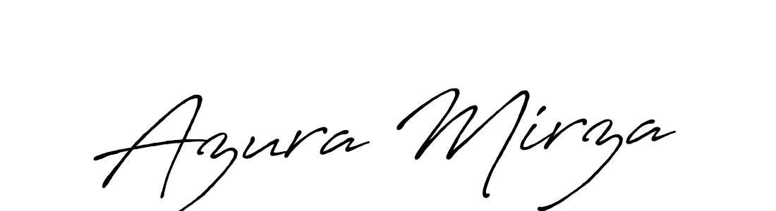 How to make Azura Mirza signature? Antro_Vectra_Bolder is a professional autograph style. Create handwritten signature for Azura Mirza name. Azura Mirza signature style 7 images and pictures png