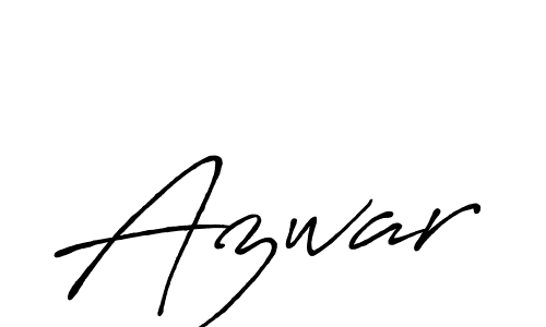 Make a beautiful signature design for name Azwar. Use this online signature maker to create a handwritten signature for free. Azwar signature style 7 images and pictures png