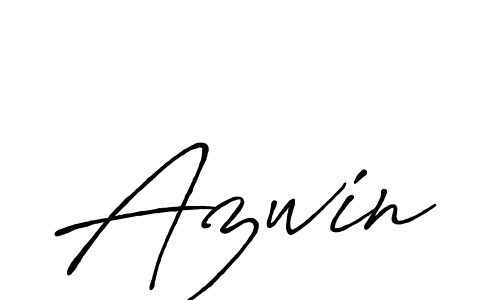 How to make Azwin signature? Antro_Vectra_Bolder is a professional autograph style. Create handwritten signature for Azwin name. Azwin signature style 7 images and pictures png
