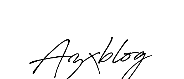 Make a beautiful signature design for name Azxblog. Use this online signature maker to create a handwritten signature for free. Azxblog signature style 7 images and pictures png