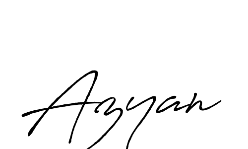 Make a beautiful signature design for name Azyan. Use this online signature maker to create a handwritten signature for free. Azyan signature style 7 images and pictures png