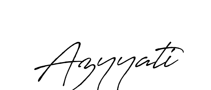 How to make Azyyati name signature. Use Antro_Vectra_Bolder style for creating short signs online. This is the latest handwritten sign. Azyyati signature style 7 images and pictures png