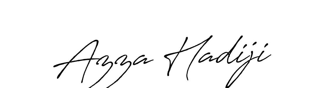 Best and Professional Signature Style for Azza Hadiji. Antro_Vectra_Bolder Best Signature Style Collection. Azza Hadiji signature style 7 images and pictures png