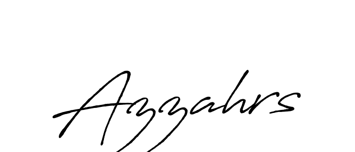 Azzahrs stylish signature style. Best Handwritten Sign (Antro_Vectra_Bolder) for my name. Handwritten Signature Collection Ideas for my name Azzahrs. Azzahrs signature style 7 images and pictures png