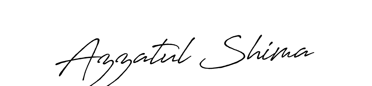 You should practise on your own different ways (Antro_Vectra_Bolder) to write your name (Azzatul Shima) in signature. don't let someone else do it for you. Azzatul Shima signature style 7 images and pictures png