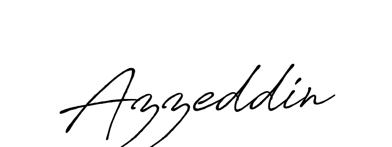 How to make Azzeddin name signature. Use Antro_Vectra_Bolder style for creating short signs online. This is the latest handwritten sign. Azzeddin signature style 7 images and pictures png