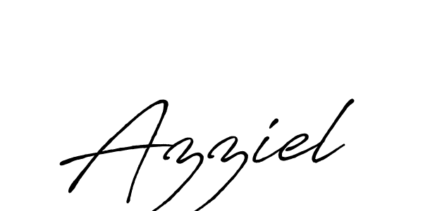 Also You can easily find your signature by using the search form. We will create Azziel name handwritten signature images for you free of cost using Antro_Vectra_Bolder sign style. Azziel signature style 7 images and pictures png