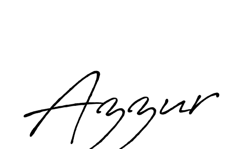 Make a beautiful signature design for name Azzur. Use this online signature maker to create a handwritten signature for free. Azzur signature style 7 images and pictures png