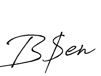 Also we have B$en name is the best signature style. Create professional handwritten signature collection using Antro_Vectra_Bolder autograph style. B$en signature style 7 images and pictures png