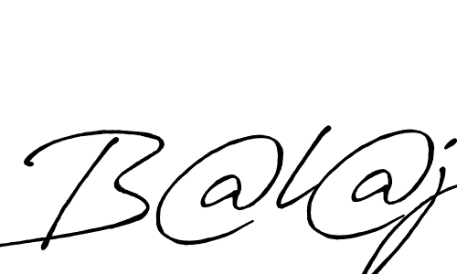 Design your own signature with our free online signature maker. With this signature software, you can create a handwritten (Antro_Vectra_Bolder) signature for name B@l@j. B@l@j signature style 7 images and pictures png