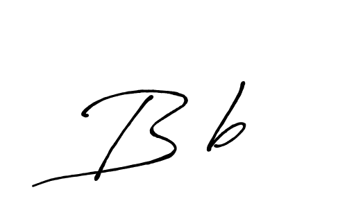 B♡b stylish signature style. Best Handwritten Sign (Antro_Vectra_Bolder) for my name. Handwritten Signature Collection Ideas for my name B♡b. B♡b signature style 7 images and pictures png