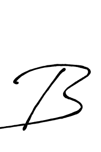 Make a beautiful signature design for name B . With this signature (Antro_Vectra_Bolder) style, you can create a handwritten signature for free. B  signature style 7 images and pictures png