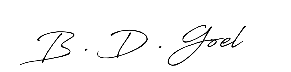 Make a beautiful signature design for name B . D . Goel. Use this online signature maker to create a handwritten signature for free. B . D . Goel signature style 7 images and pictures png