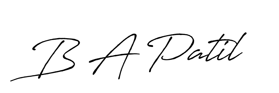 Once you've used our free online signature maker to create your best signature Antro_Vectra_Bolder style, it's time to enjoy all of the benefits that B A Patil name signing documents. B A Patil signature style 7 images and pictures png