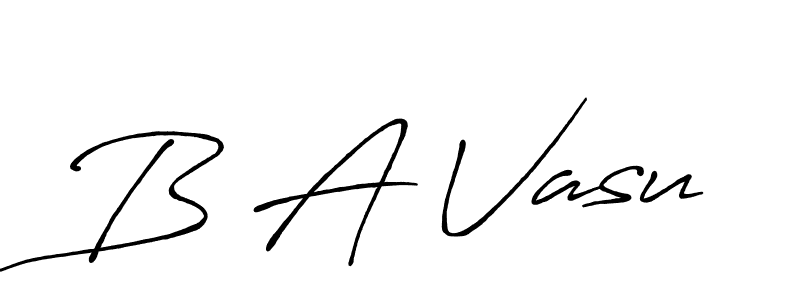 Make a beautiful signature design for name B A Vasu. Use this online signature maker to create a handwritten signature for free. B A Vasu signature style 7 images and pictures png