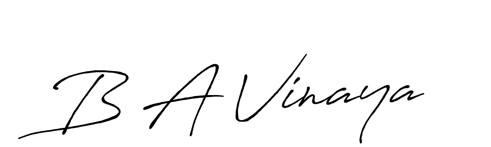 Best and Professional Signature Style for B A Vinaya. Antro_Vectra_Bolder Best Signature Style Collection. B A Vinaya signature style 7 images and pictures png