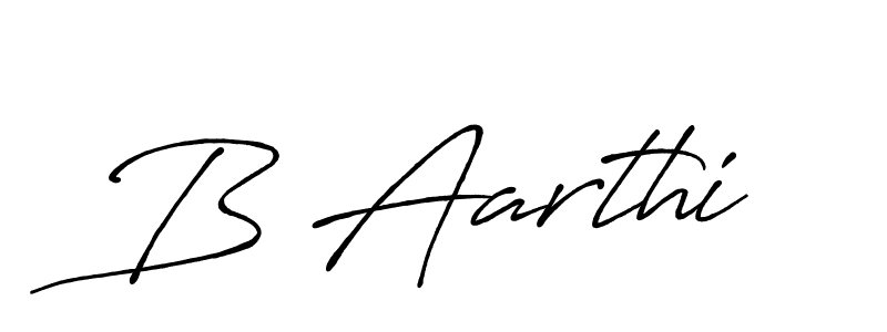 if you are searching for the best signature style for your name B Aarthi. so please give up your signature search. here we have designed multiple signature styles  using Antro_Vectra_Bolder. B Aarthi signature style 7 images and pictures png