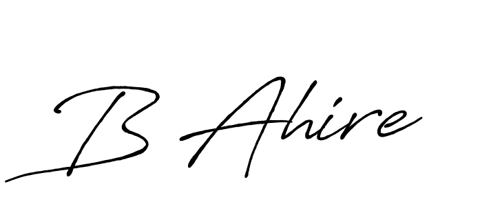 Once you've used our free online signature maker to create your best signature Antro_Vectra_Bolder style, it's time to enjoy all of the benefits that B Ahire name signing documents. B Ahire signature style 7 images and pictures png