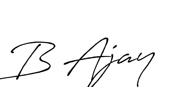 Best and Professional Signature Style for B Ajay. Antro_Vectra_Bolder Best Signature Style Collection. B Ajay signature style 7 images and pictures png