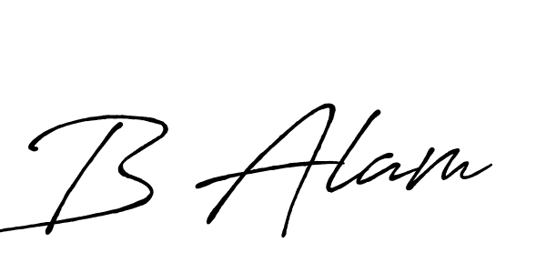 It looks lik you need a new signature style for name B Alam. Design unique handwritten (Antro_Vectra_Bolder) signature with our free signature maker in just a few clicks. B Alam signature style 7 images and pictures png