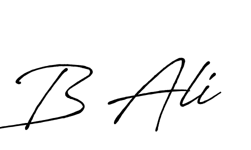 How to make B Ali signature? Antro_Vectra_Bolder is a professional autograph style. Create handwritten signature for B Ali name. B Ali signature style 7 images and pictures png