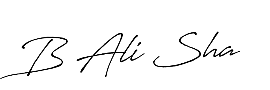 It looks lik you need a new signature style for name B Ali Sha. Design unique handwritten (Antro_Vectra_Bolder) signature with our free signature maker in just a few clicks. B Ali Sha signature style 7 images and pictures png