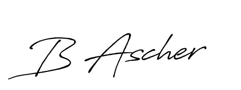 Once you've used our free online signature maker to create your best signature Antro_Vectra_Bolder style, it's time to enjoy all of the benefits that B Ascher name signing documents. B Ascher signature style 7 images and pictures png