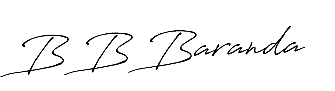 Similarly Antro_Vectra_Bolder is the best handwritten signature design. Signature creator online .You can use it as an online autograph creator for name B B Baranda. B B Baranda signature style 7 images and pictures png