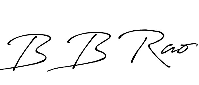 It looks lik you need a new signature style for name B B Rao. Design unique handwritten (Antro_Vectra_Bolder) signature with our free signature maker in just a few clicks. B B Rao signature style 7 images and pictures png