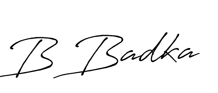 It looks lik you need a new signature style for name B Badka. Design unique handwritten (Antro_Vectra_Bolder) signature with our free signature maker in just a few clicks. B Badka signature style 7 images and pictures png