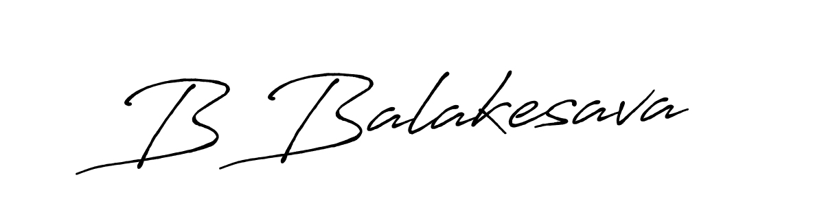 How to make B Balakesava signature? Antro_Vectra_Bolder is a professional autograph style. Create handwritten signature for B Balakesava name. B Balakesava signature style 7 images and pictures png