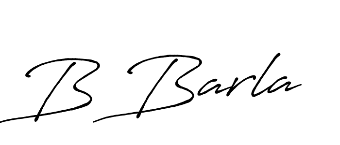 How to make B Barla name signature. Use Antro_Vectra_Bolder style for creating short signs online. This is the latest handwritten sign. B Barla signature style 7 images and pictures png